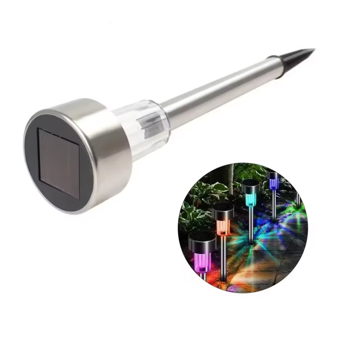 Led Solarne Lampe za Baštu RGB u Više boja (10 komada) Kupljeno