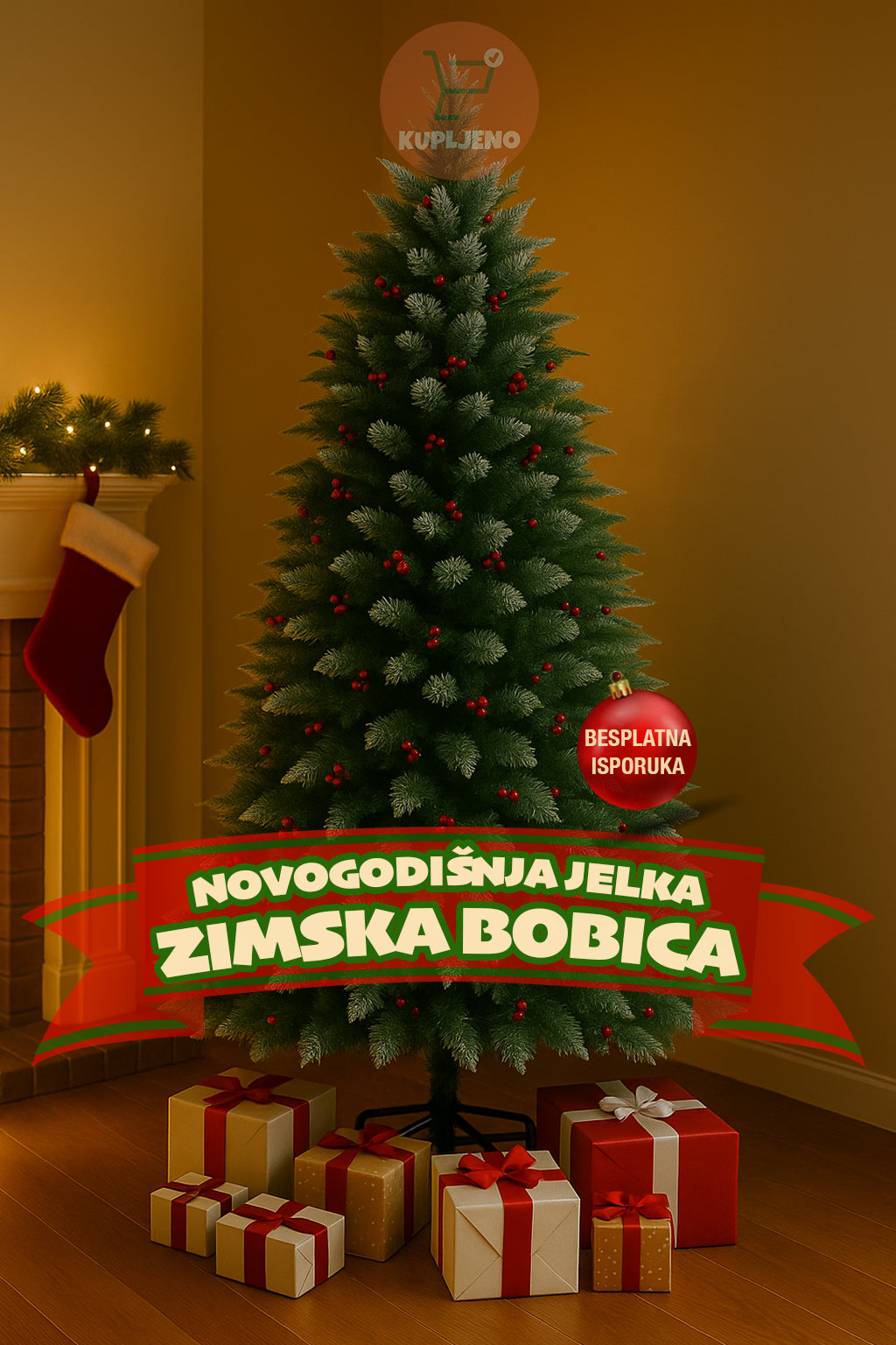 Novogodišnja Jelka - Zimska Bobica Kupljeno