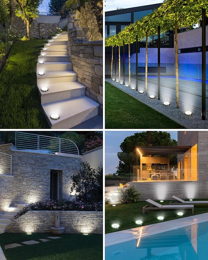 Solarne Ubodne Disk Lampe (4 komada) - 8 Led dioda Kupljeno