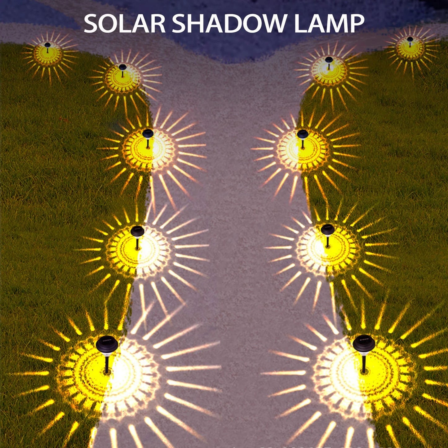 Solarne lampe sa efektom svetlosnih šara u boji (6 komada) Kupljeno