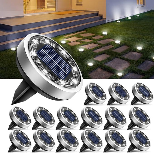 Solarne Ubodne Disk Lampe (4 komada) - 8 Led dioda Kupljeno