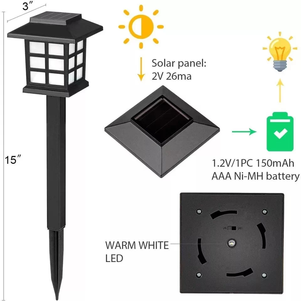 Solarne Lampe Kućice sa Senzorom (6 komada) Kupljeno