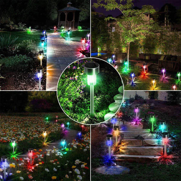 Led Solarne Lampe za Baštu RGB u Više boja (10 komada) Kupljeno