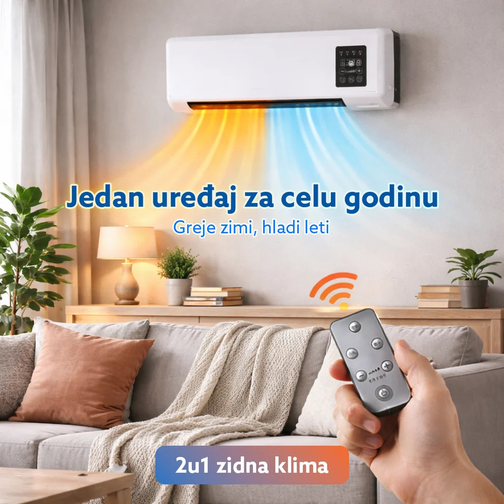 2u1 Klima koja greje i hladi Kupljeno