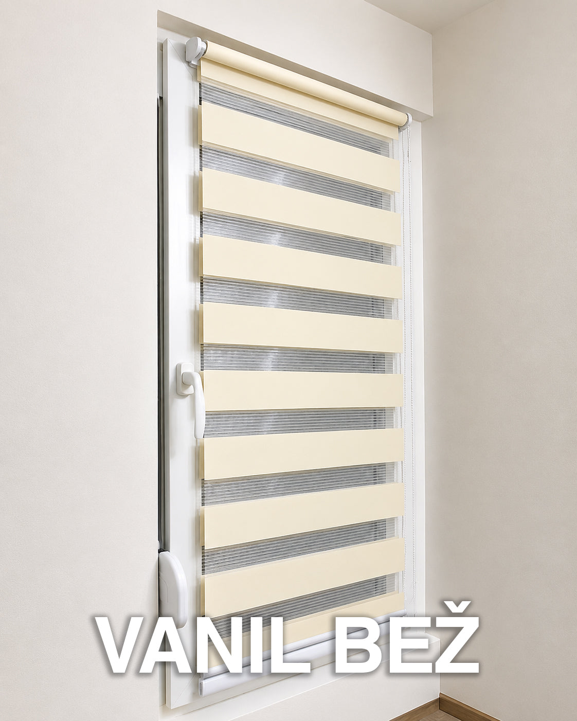 Zebra Rolo Zavese - Dan i Noć (Na kačenje ili bušenje) Deo Dekor