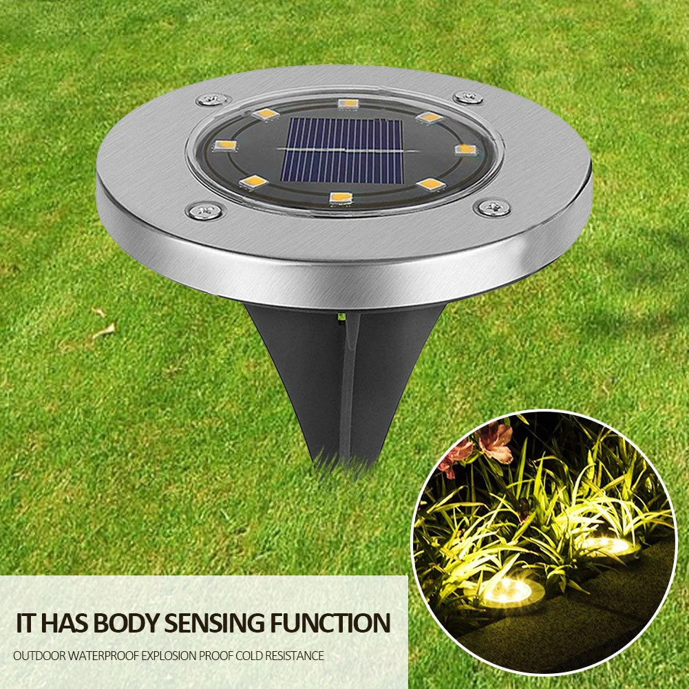 Solarne Ubodne Disk Lampe (4 komada) - 8 Led dioda Kupljeno