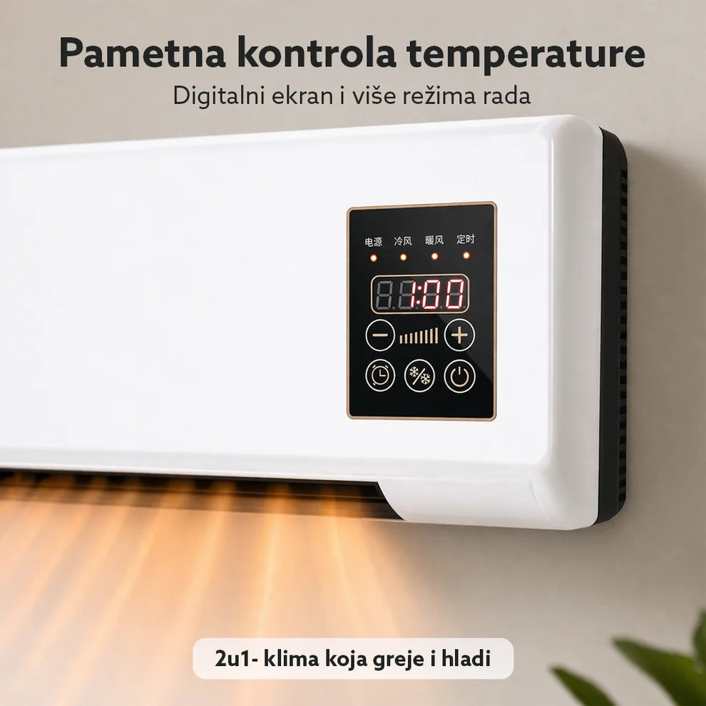 2u1 Klima koja greje i hladi Kupljeno