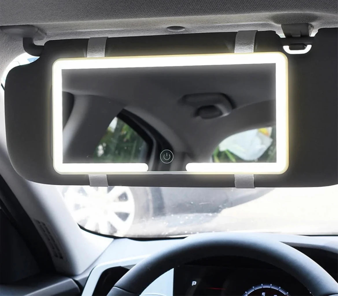 LED ogledalo za šminkanje u autu Kupljeno