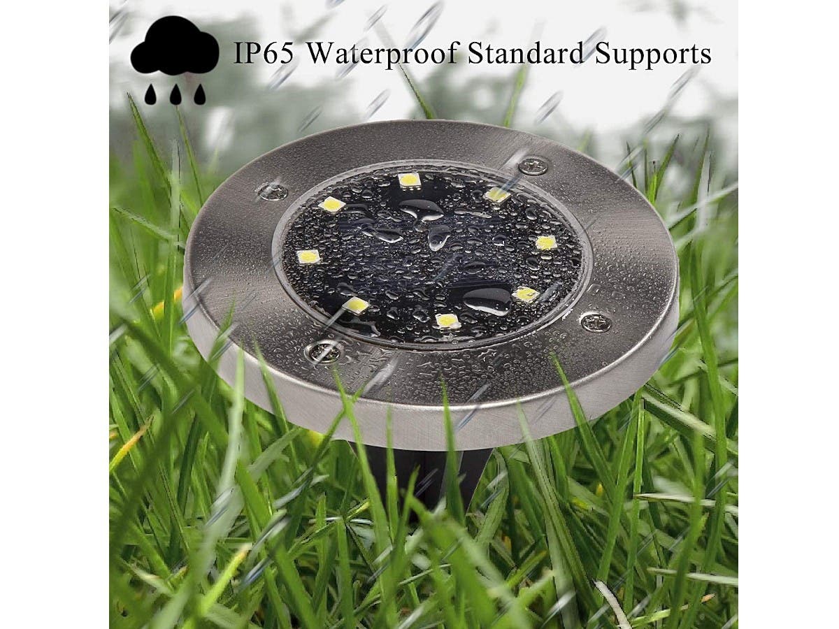 Solarne Ubodne Disk Lampe (4 komada) - 8 Led dioda Kupljeno