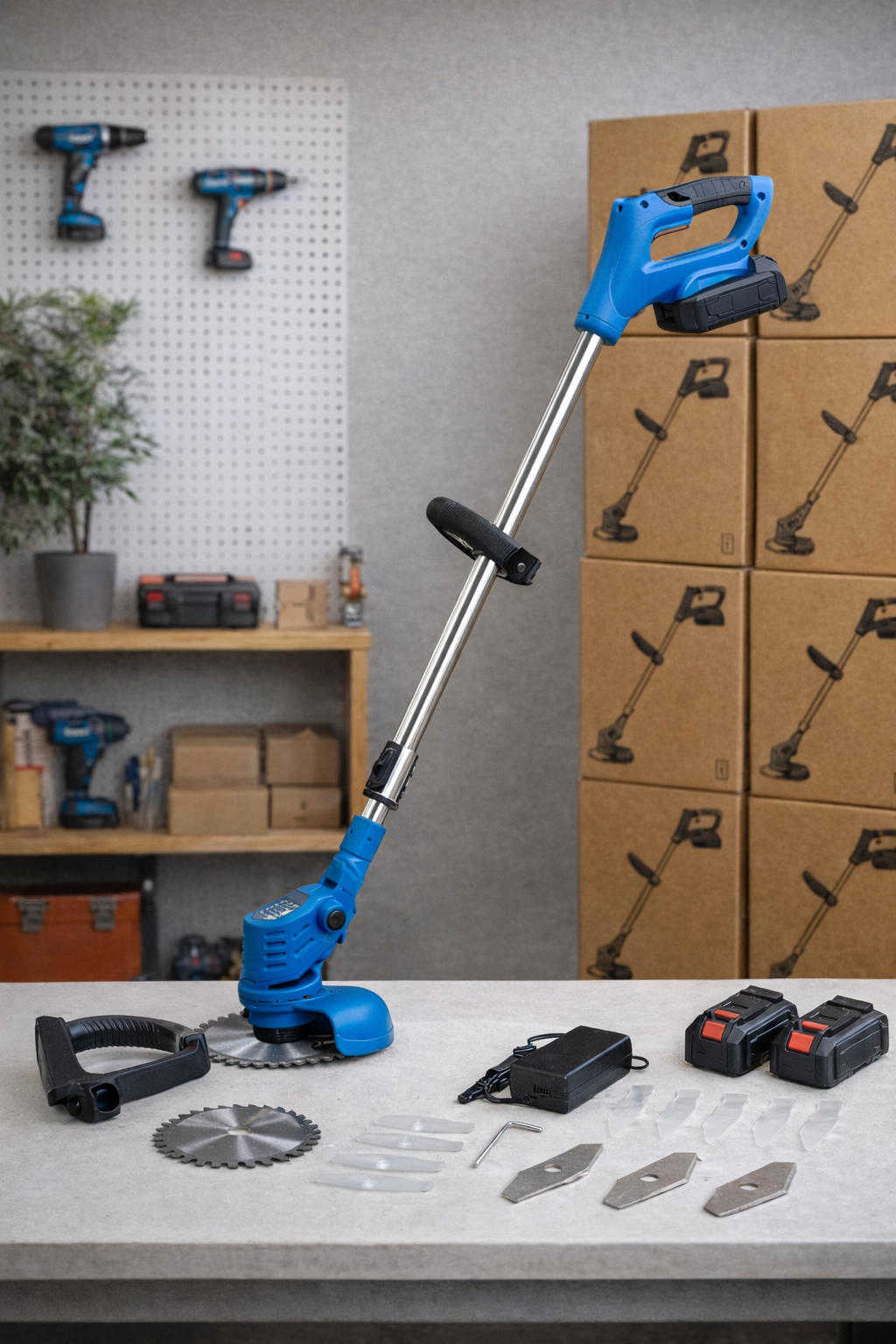 Aku Trimer za Travu sa 2 Baterije Kupljeno