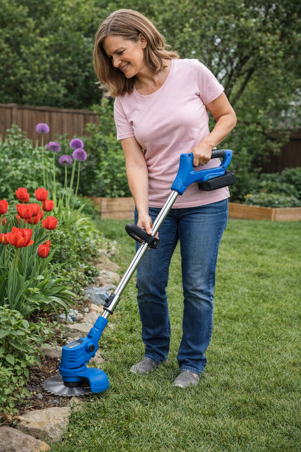Aku Trimer za Travu sa 2 Baterije Kupljeno