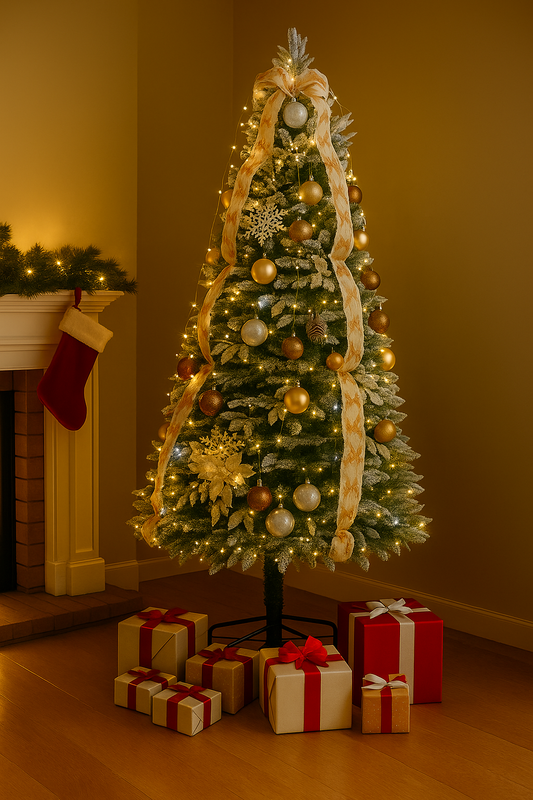 Gold Elegance Novogodišnja Jelka Kupljeno