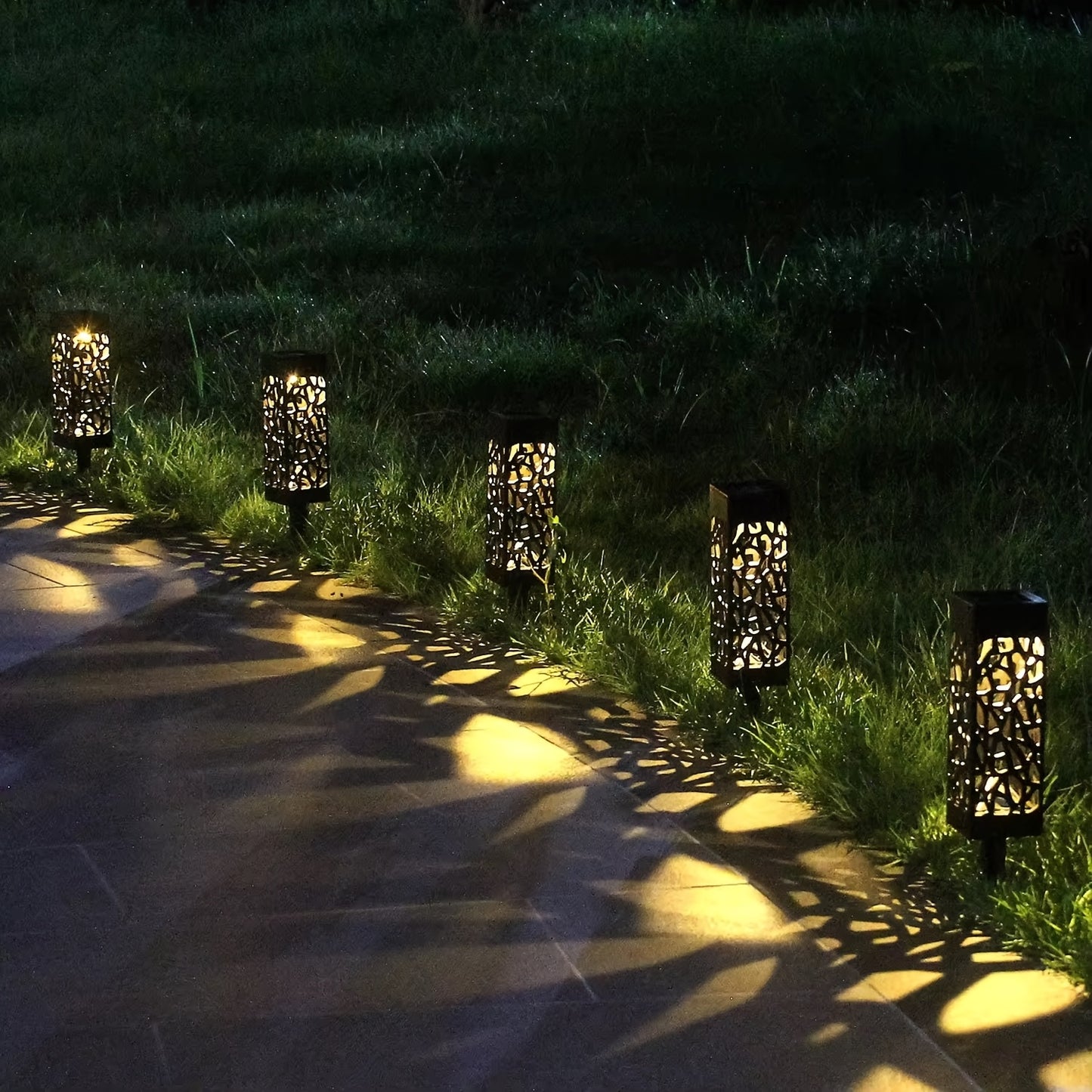 Solarne Vitraž Lampe sa Senzorom (2 komada) Kupljeno