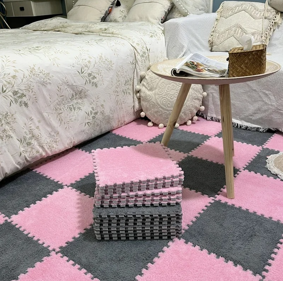 Plišane podne puzzle u više boja (Pakovanje od 10 komada) Kupljeno