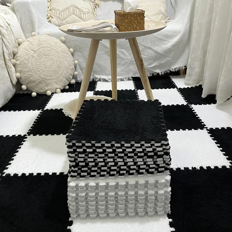 Plišane podne puzzle u više boja (Pakovanje od 10 komada) Kupljeno