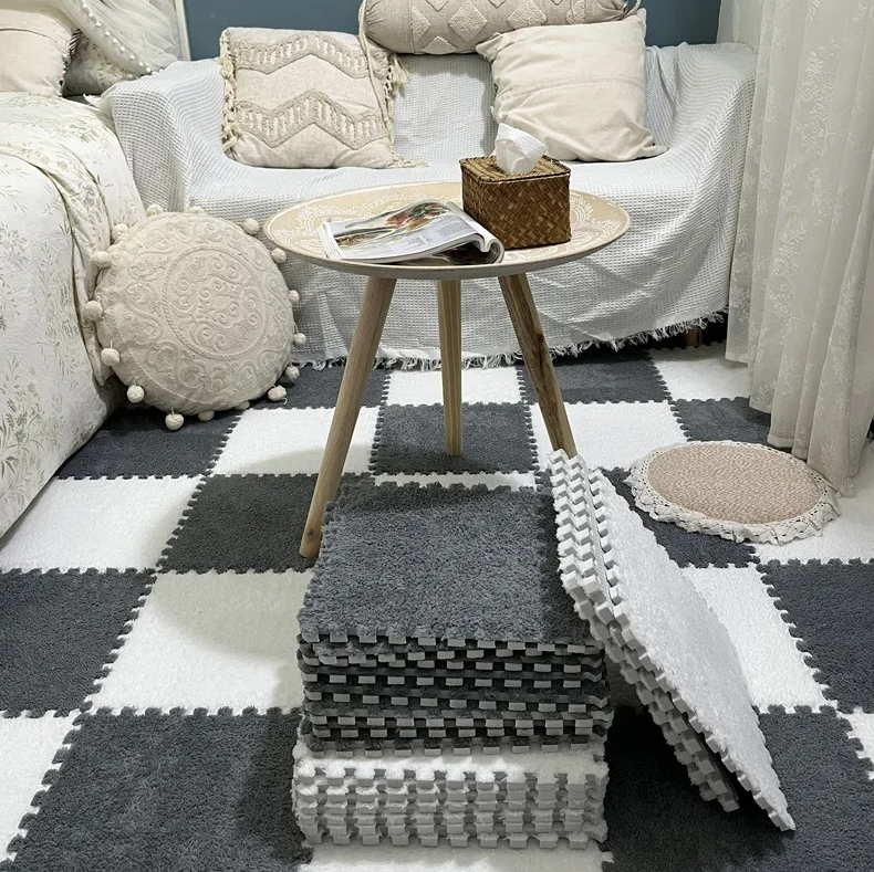 Plišane podne puzzle u više boja (Pakovanje od 10 komada) Kupljeno