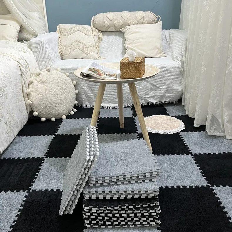 Plišane podne puzzle u više boja (Pakovanje od 10 komada) Kupljeno