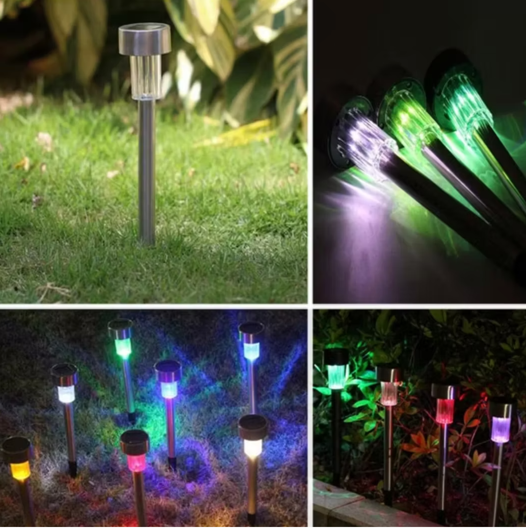 Led Solarne Lampe za Baštu RGB u Više boja (10 komada) Kupljeno