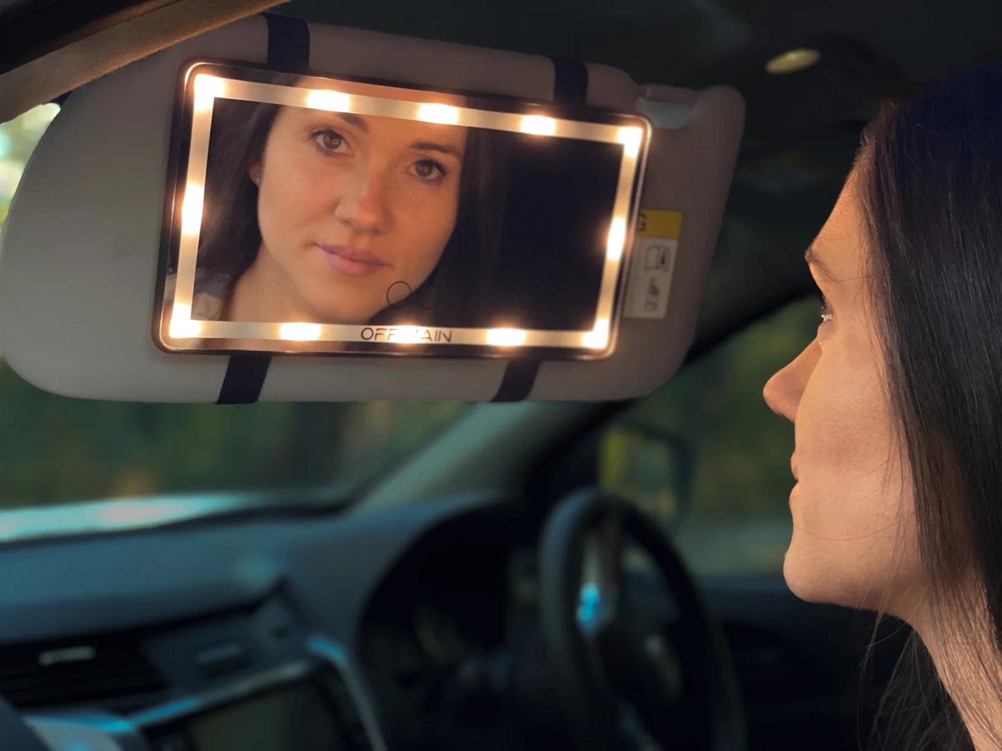 LED ogledalo za šminkanje u autu Kupljeno