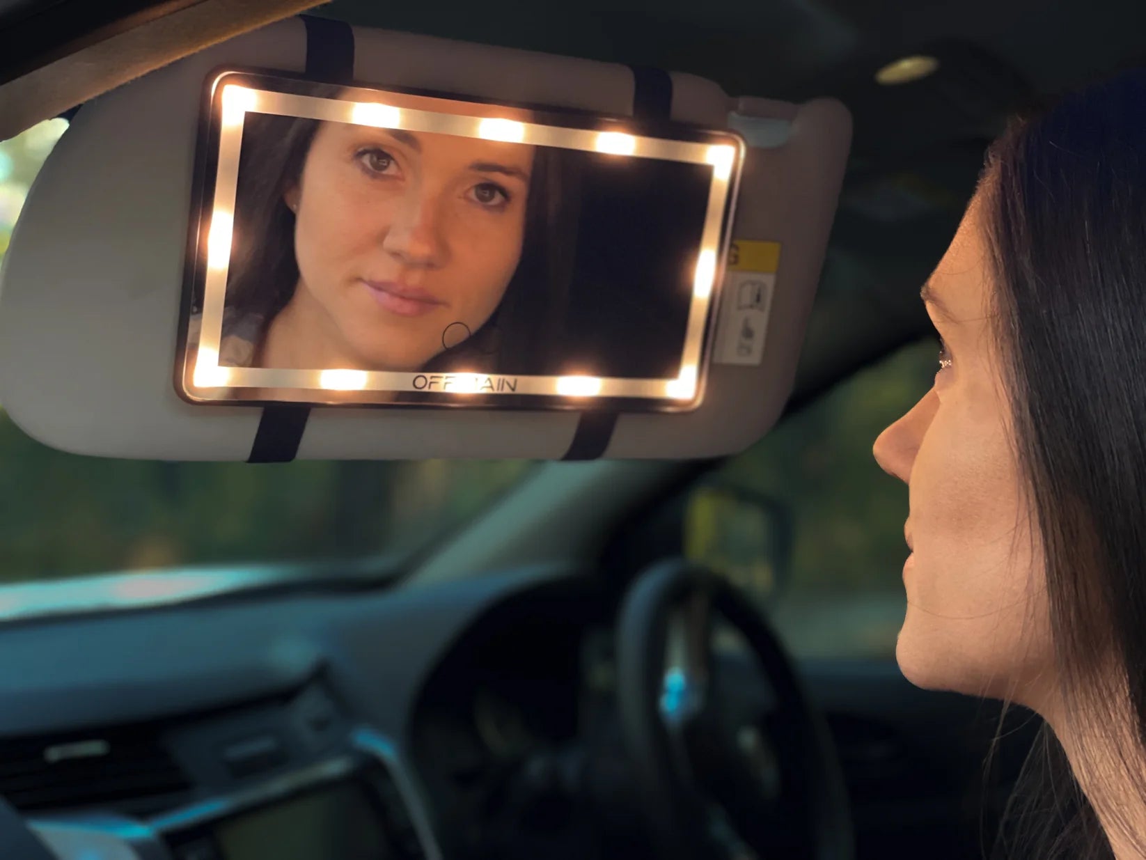 LED ogledalo za šminkanje u autu Kupljeno