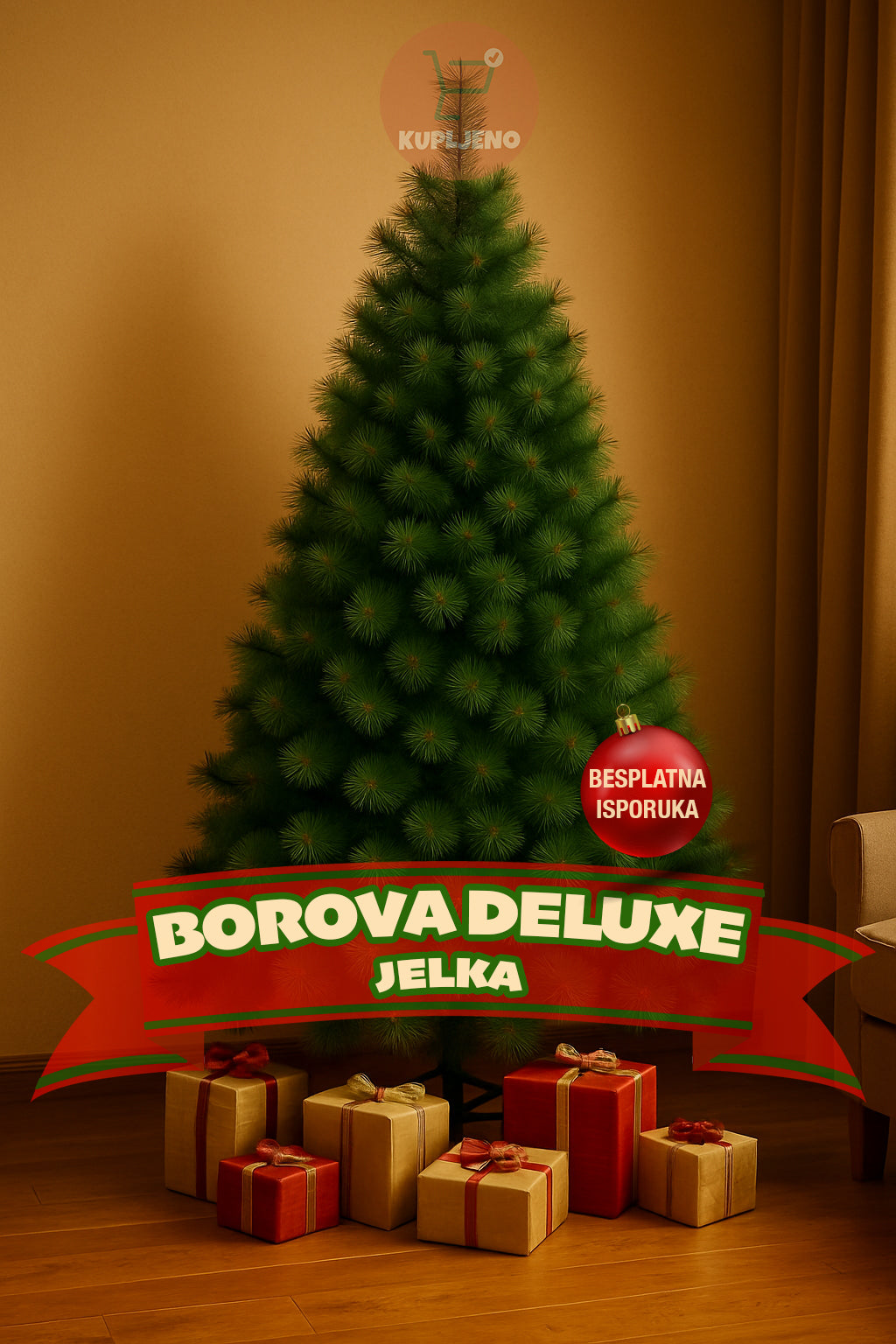 Borova Deluxe Jelka Kupljeno
